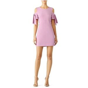 Milly sheath dress w bow sleeve detail